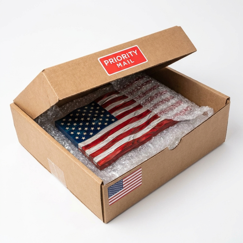 Priority Shipping for wooden American flag