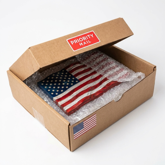 Priority Shipping for wooden American flag